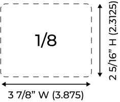 Ad Space 1/8